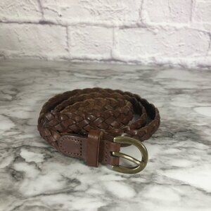 Genuine Leather Braided Belt